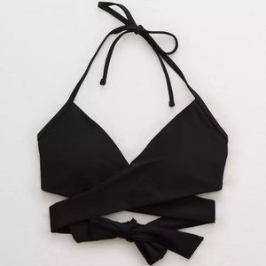 2/$30 💜 Aerie wrap halter bikini top